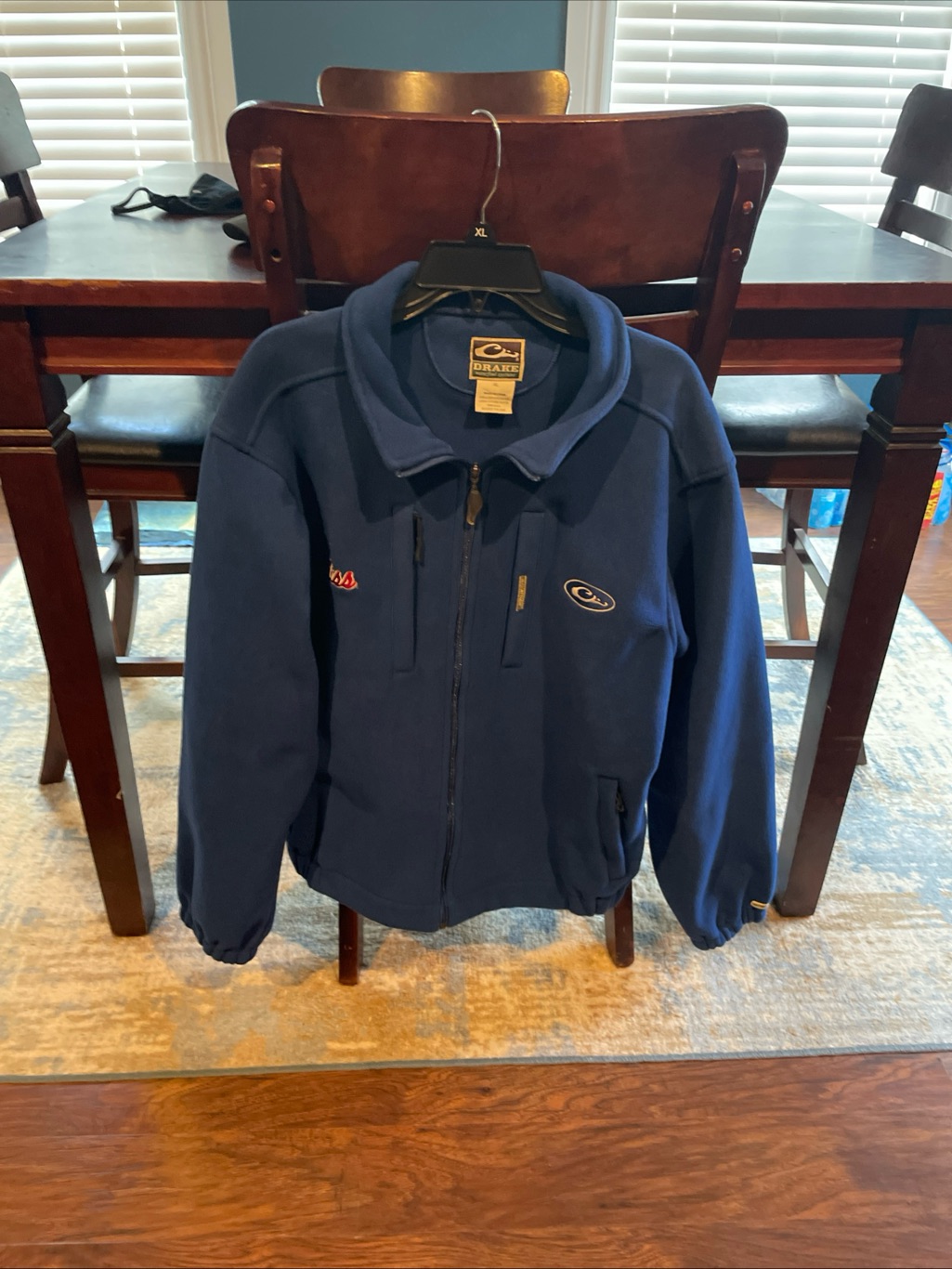 Drake Ole Miss Water Fowl Systems, Fleece Jacket, Size Xl Nice